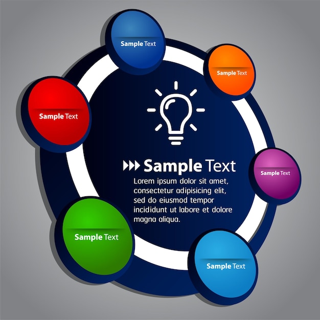 Vektor moderne textfeld-vorlage, infografik-banner