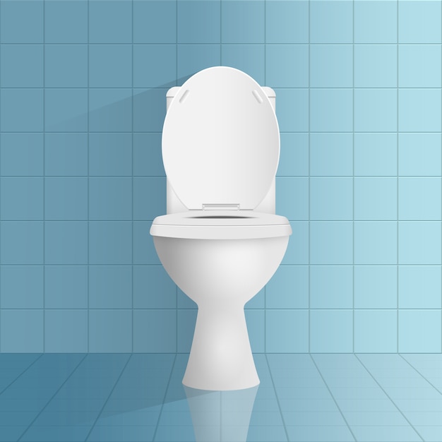 Moderne toilettenillustration