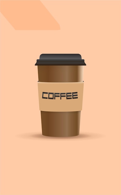 Moderne Vektor-Ikonen Kaffeebecher Papierbecher Logo Vorlage Takeaway-Konzept Illustration Isolieren