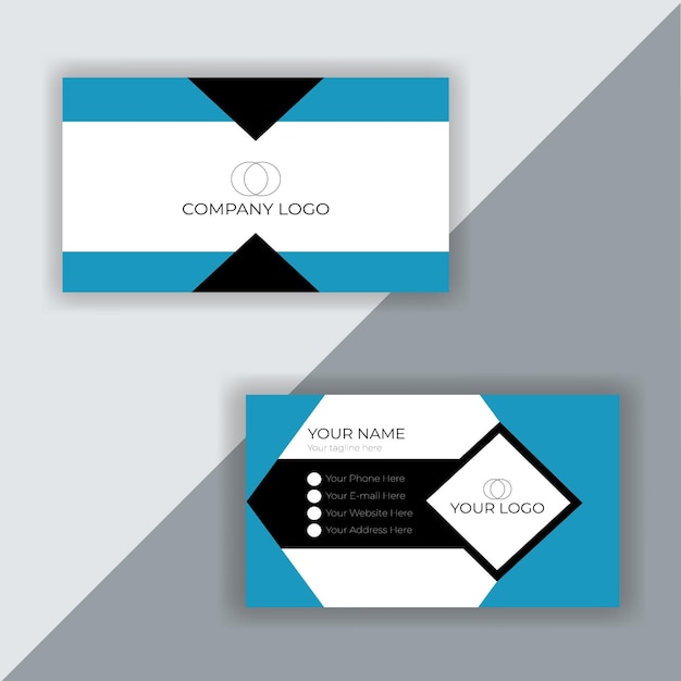 Moderne Visitenkarte Design-Vorlage