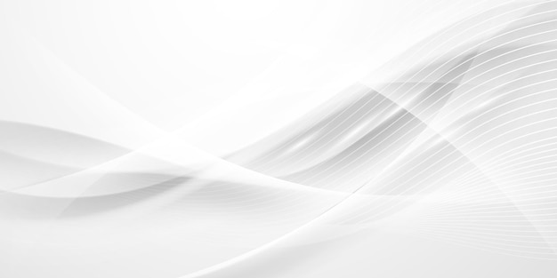 moderne weiße abstrakte Technologie Hintergrund-Vektor-Illustration