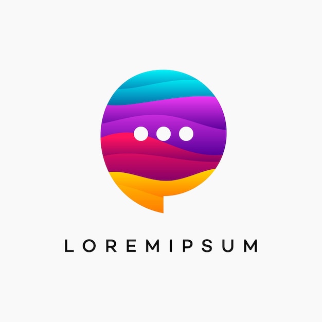 Moderne wellenförmige Beratungsagentur-Logo-Vorlagen-Designs, einfache elegante Consult-Logo-Vorlage