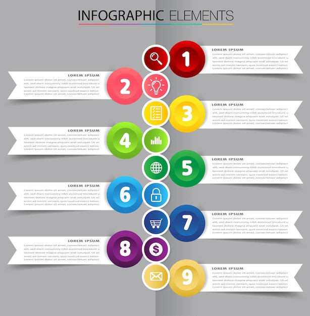 Moderne zeitachse textfeld vorlage infografik banner