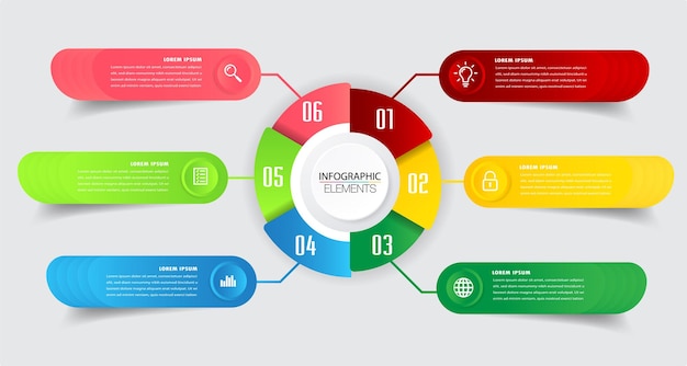 Moderne zeitachse textfeld vorlage infografik banner