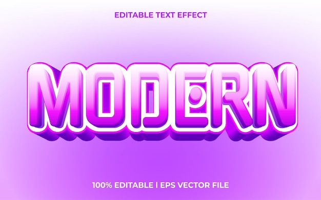 Moderner 3D-Texteffekt mit lila Typografie des blauen Eisthemas für Produkttitel