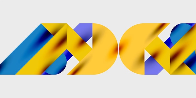 Moderner abstrakter Hintergrund mit Kreisen, Linien und Dreiecken in einer dynamischen geometrischen Komposition Perfekt für stilvolle Tech- oder kreativen Designs