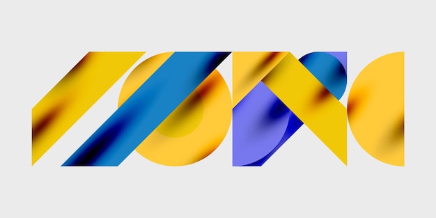 Moderner abstrakter Hintergrund mit Kreisen, Linien und Dreiecken in einer dynamischen geometrischen Komposition Perfekt für stilvolle Tech- oder kreativen Designs
