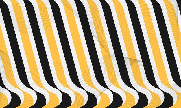 Moderner abstrakter schwarz-gelb-stil mit vektorhintergrund