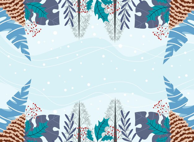 Moderner abstrakter winterhintergrund passend für winterhochzeit und karte der frohen weihnachten