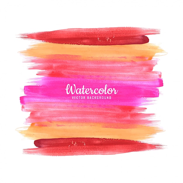 Moderner Aquarellpinsel-Anschlag-Hintergrund