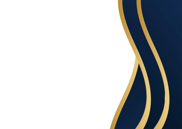 Moderner blauer und goldener abstrakter Hintergrund. Vektor abstrakte Grafik-Design-Banner-Muster-Hintergrund-Vorlage.