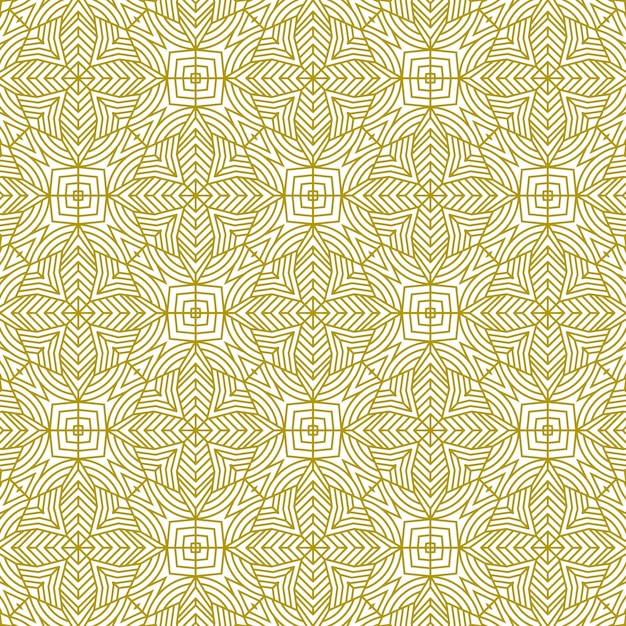 moderner ethnischer Mandala-Goldmuster-Linienhintergrund