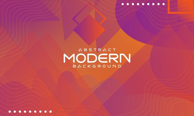 Moderner farbenfroher geometrischer abstrakter Hintergrund Einfache Formen mit futuristischem Overlay-Effekt