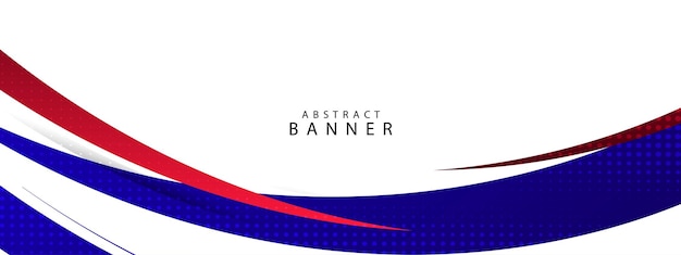 Moderner Flow Color Wave Line Banner Design Hintergrund
