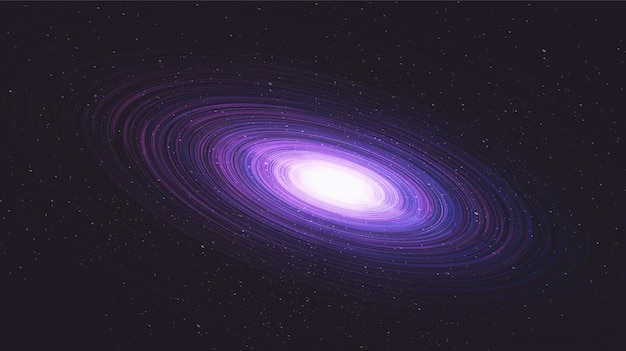 Moderner galaxienhintergrund mit milchstraßen-spirale, universum und sternenkonzept