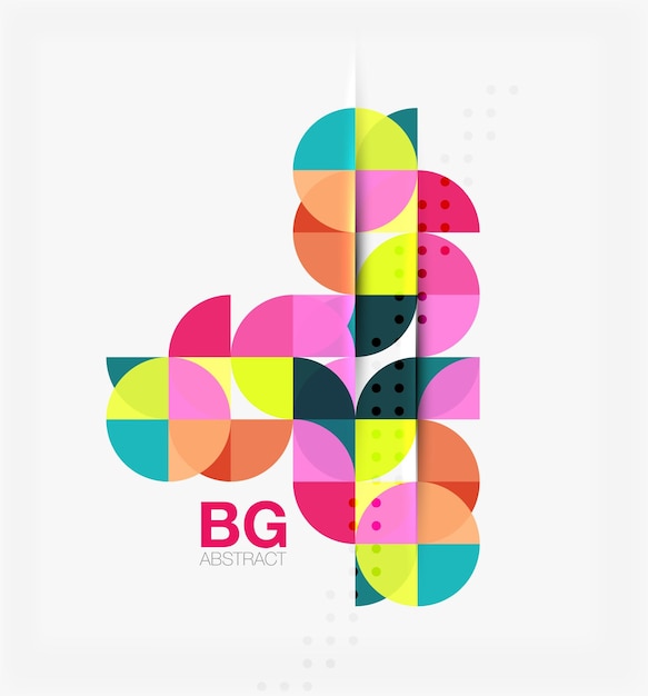 Moderner geometrischer abstrakter Hintergrund. Vektorvorlagenhintergrund für Workflow-Layout-Diagramm-Zahlenoptionen oder Webdesign