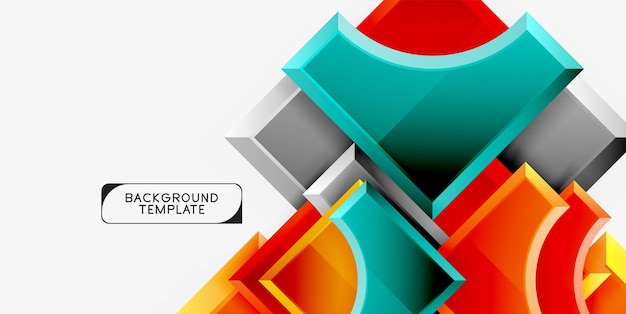 Moderner geometrischer abstrakter Hintergrund