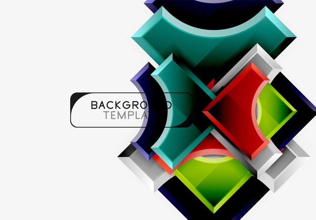 Moderner geometrischer abstrakter Hintergrund