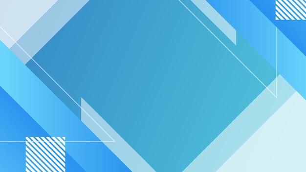 Moderner geometrischer blauer Hintergrund. Dynamische Formenzusammensetzung