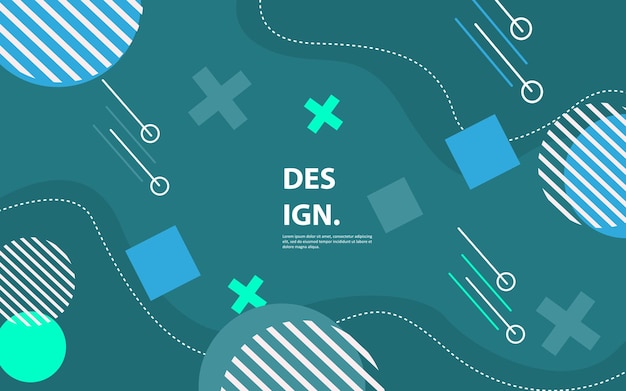 Moderner geometrischer Hintergrundvektor