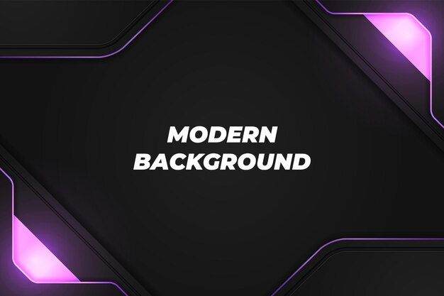 Moderner Hintergrund schwarz und lila mit Element