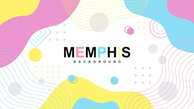 Moderner Mephis-Hintergrund mit minimalistischen Formen b