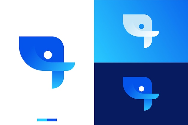 Modernes abstraktes minimalistisches elefanten-logo-konzept
