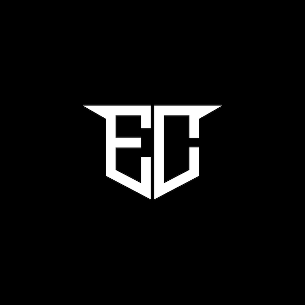 Modernes Bau-Logo der EG mit symmetrischem Design