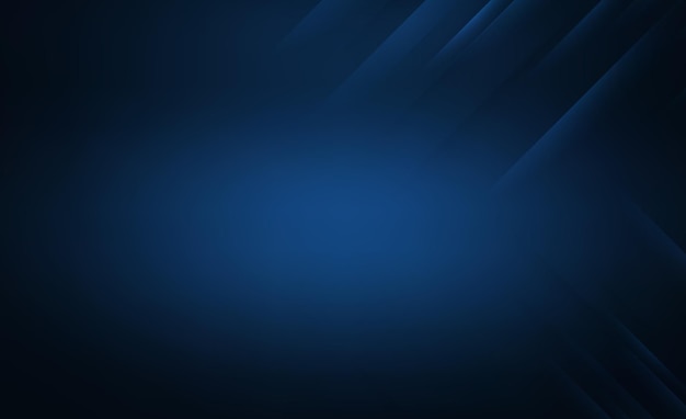 Modernes blaues Studio-Banner-Design mit dunkler Vignette