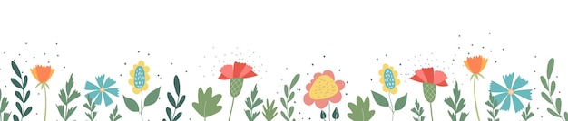 Modernes Blumenbanner, tolles Design für jeden Zweck. Vektorzeichnung. Designvorlage für Broschüren