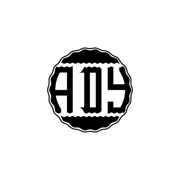 Modernes Buchstaben-Logo 'ADY'