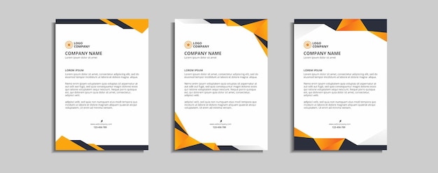 Modernes corporate-briefkopf-template-design