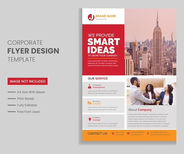 Modernes corporate-business-flyer-design