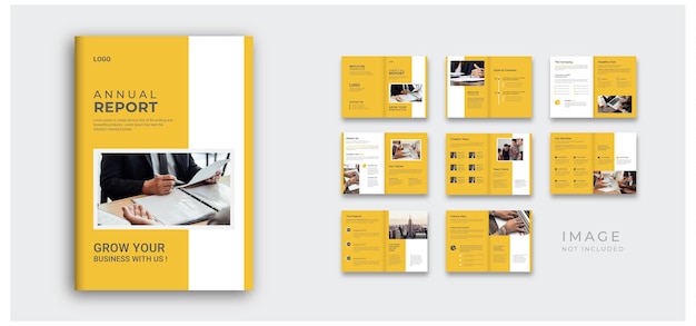 Modernes Corporate-Unternehmensprofil und Design-Layout für Projektvorschläge