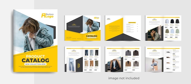 Modernes Design des Produktkatalogs