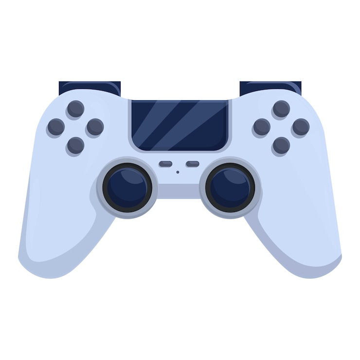Vektor modernes drahtloses gamepad zum spielen von videospielen