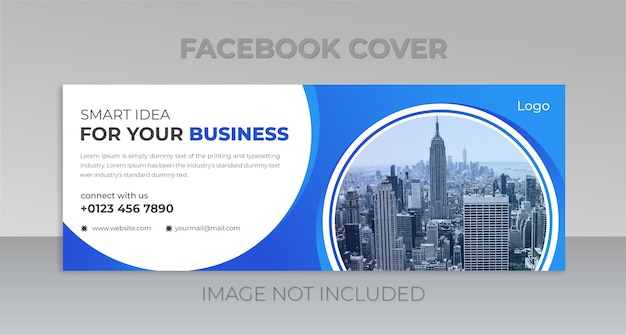 Modernes e-mail-signatur-design oder facebook-cover-design