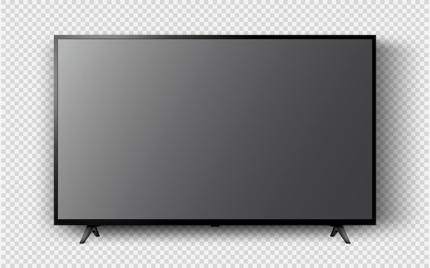 Modernes Fernsehen isoliert auf durchsichtigem Hintergrund