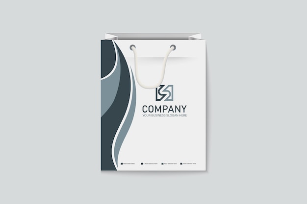 Modernes Firmen-Einkaufstaschen-Template-Design