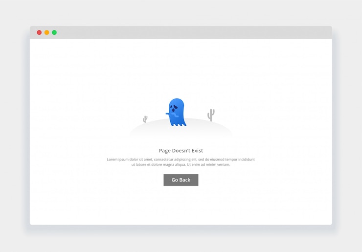 Vektor modernes flaches designkonzept des geistes, seite existiert nicht für web site und bewegliche web site. leere staaten seitenvorlage