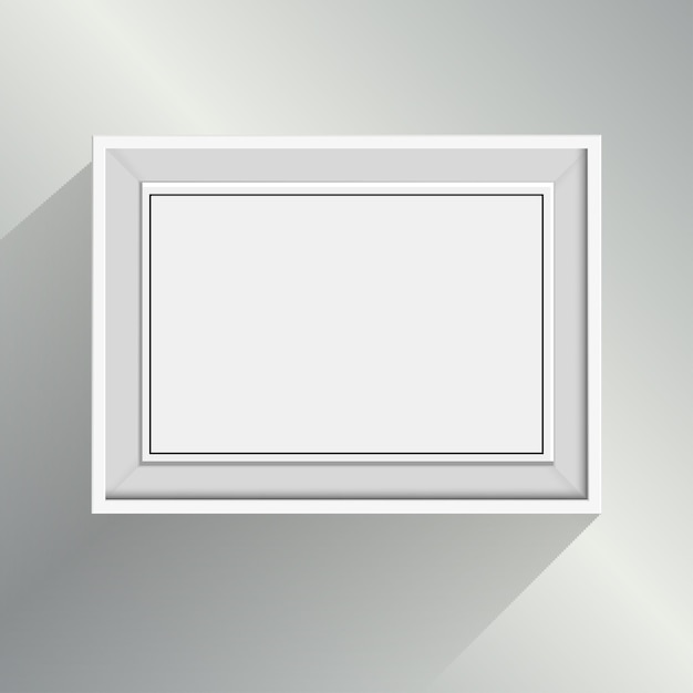 Modernes Foto- oder Zitat-Horizontalrahmen-Mockup für Innenarchitektur mit 3D-Aussehen