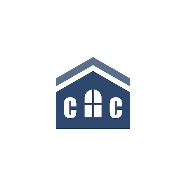 Modernes Home Improvement-Logo-Design mit Dach-Ikonen