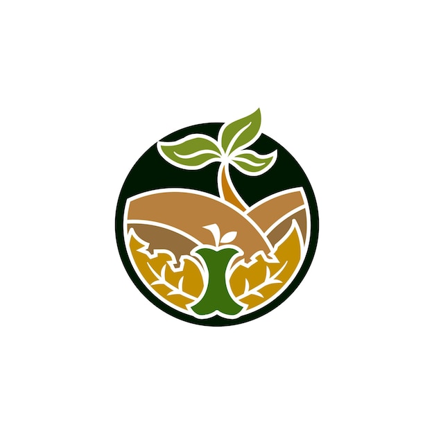 Modernes kompost-logo-illustrationsdesign für ihr unternehmen