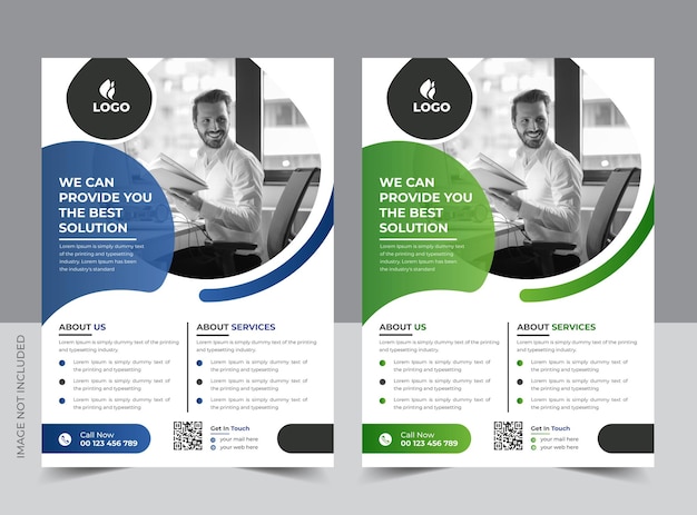 Vektor modernes kreatives business-flyer-template-design