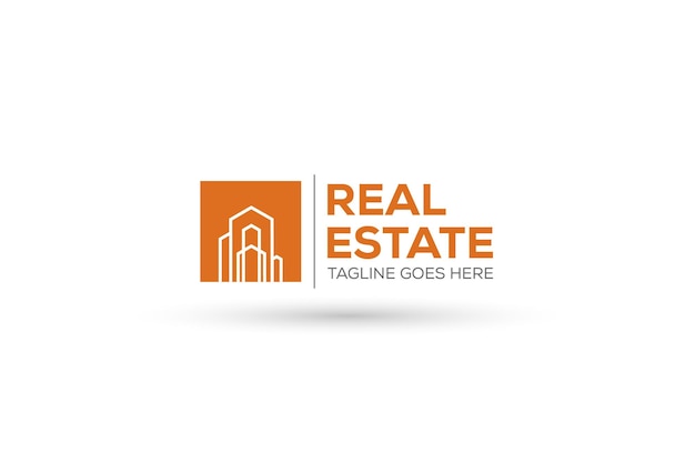 Modernes logo-design für immobilienunternehmen