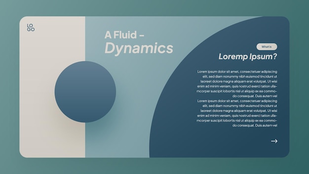 Modernes minimalistisches Gradient-Web- oder Landschaftsposter mit Pastellfarbe