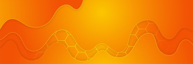 Modernes minimalistisches orangefarbenes Hintergrunddesign Abstrakte orangefarbene Banner-Vektorillustration Gelb-orangefarbene Vektorabstrakte Grafikdesign Banner-Muster Hintergrundvorlage