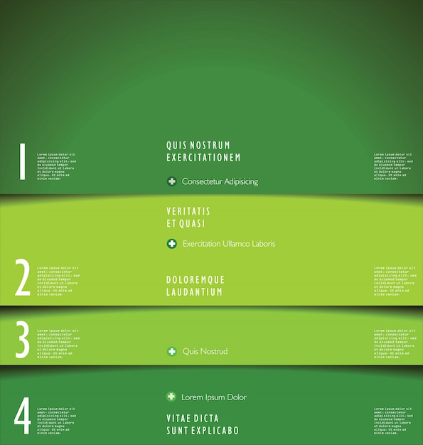 Modernes ökologie-design-layout