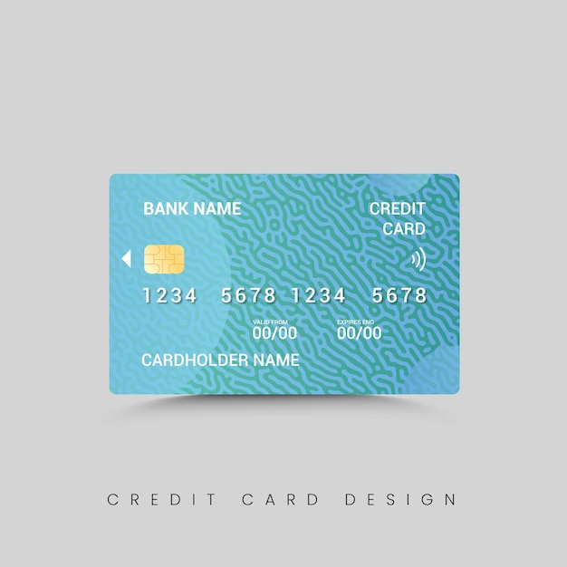 Modernes Premium-Kreditkartendesign