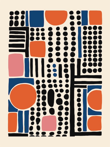 Modernes retroästhetisches Design